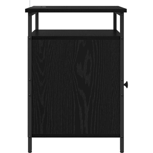  Noćni ormar Crni hrast 40 x 42 x 60cm Konstruirano drvo Slike