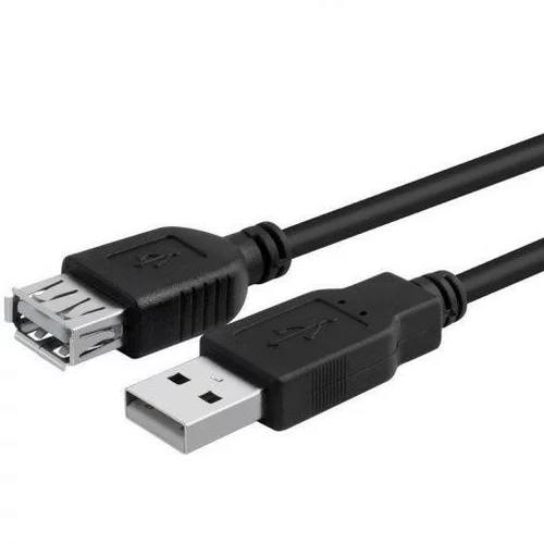 Delight USB podaljšek 1,8m črn