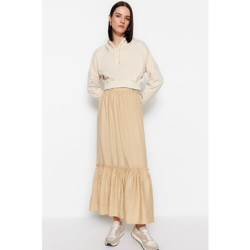 Trendyol Skirt - Beige - Maxi Slike