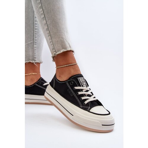 Big Star Women's Big Star Black Sneakers Cene