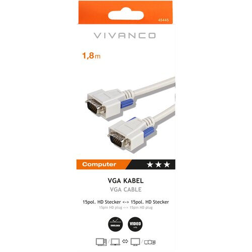 Vivanco CCM118 VGA KABEL 1.8M M/M VIVANCO Slike