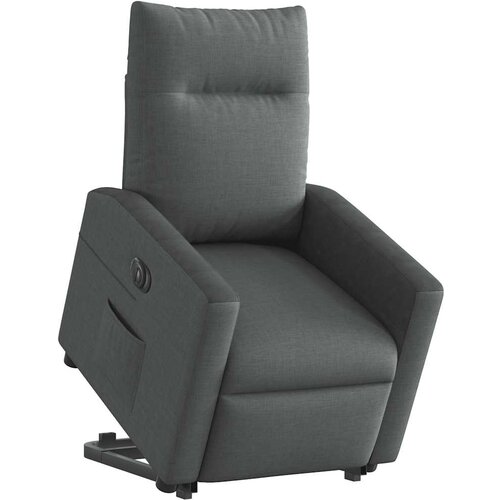 Maison Chic Električni naslanjač - Relax naslanjač s funkcijo vstajanja temno siv, (22061392) Slike