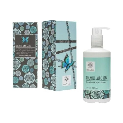 Leo &amp;amp; Lilo organic Aloe Vera Hand &amp;amp; Body Lotion - poklon kutija Slike