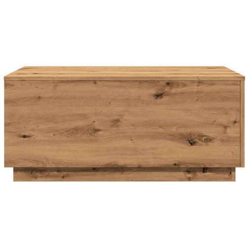 VidaXL Stolić za kavu s LED svjetlima boja hrasta artisan 90x50x40 cm Slike