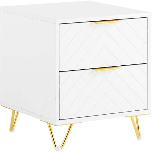 SoBuy Nočna omarica 40x42x47 cm FBT160-W, (22108663) Slike