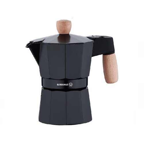 Korkmaz kafetijera Moka A5572, 3 šoljice, 150ml - crna Cijene