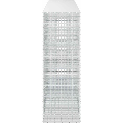  Gabion s 5 mm žicom i mrežom 5x5 cm 600x50x150 cm Slike