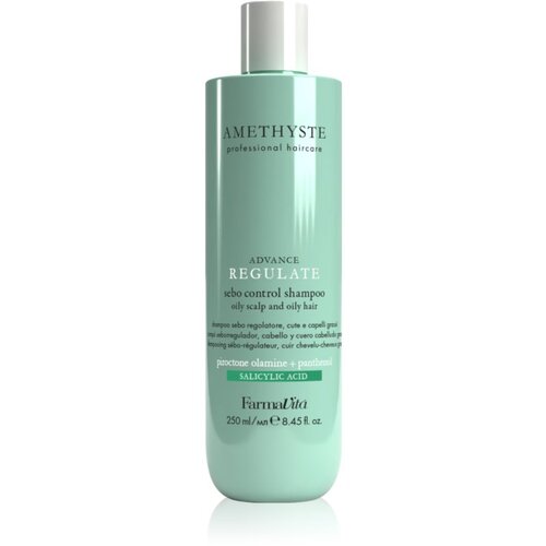 FarmaVita Amethyste Advance Regulate čistilni šampon za mastno lasišče 250 ml Cene