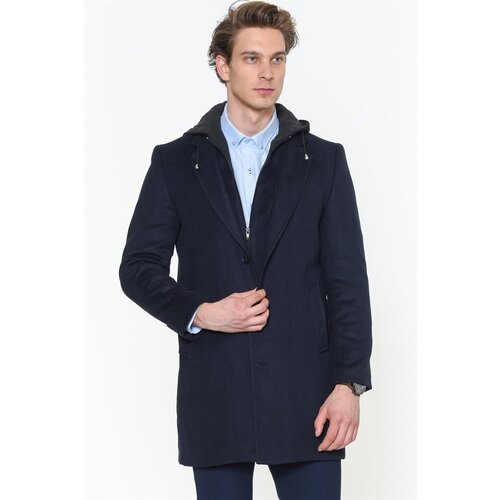 Dewberry PLT8376 MEN'S COAT-NAVY BLUE Cene