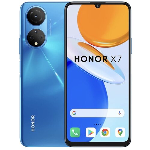Honor refabrikovani mobilni telefon X7 4G, 1600 x 720, 90 hz, 64 mp, 8 mp, 4/128GB, plavi Cene