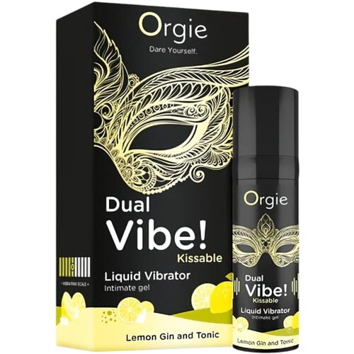 Orgie Dual Vibe - uniseks tekoči vibrator - Gin Tonic (15 ml) Cene