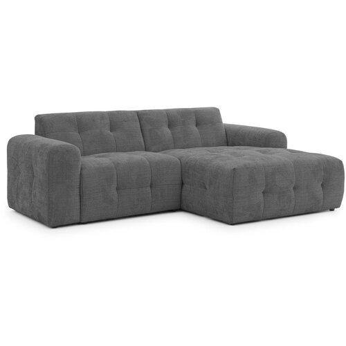 Ropez Tamno siva kutna garnitura (s desnim kutom/s ležaljkom) Melva &amp;ndash; Slike