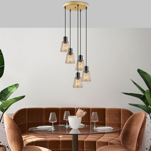 Opviq Kemtel - 11859 Shiny Gold Chandelier Slike