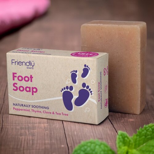 Friendly Soap Foot Soap naravno trdo milo za noge 95 g Slike