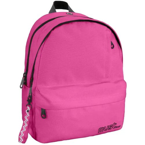 Luna Must: Zaobljena pink &scaron;olska torba, nahrbtnik s &scaron;tirimi predelki 32 x 19 x 42 cm Cene