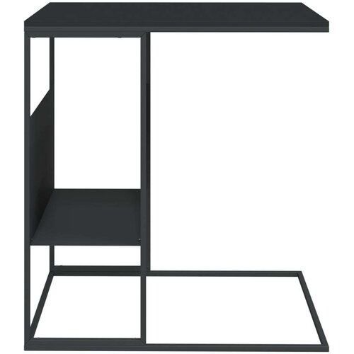 VidaXL Bočni stolić crna 55 x 36 x 59 5 cm od konstruiranog drva Slike