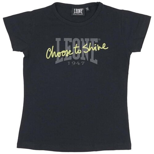 Leone 1947 Majice s kratkimi rokavi Girl T-Shirt Short Sleeves Dream Črna Cene