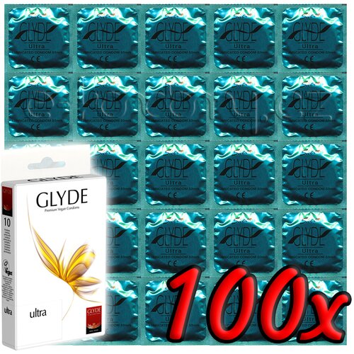 GLYDE Ultra - Premium Vegan Condoms 100 pack Cene