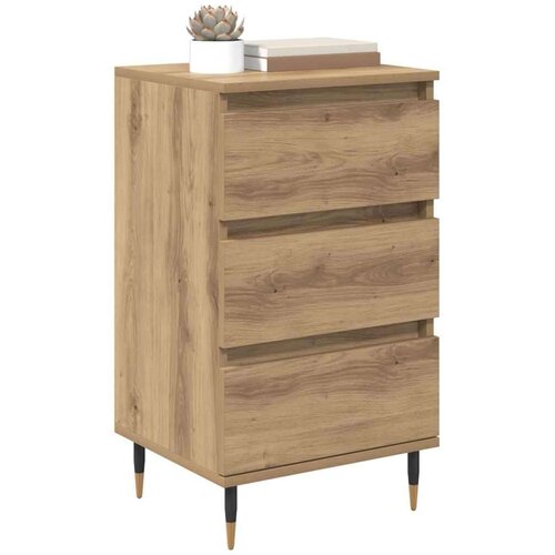 vidaXL Strani šal artisan hrast 35 x 40 x 70 cm Konstruiran les Cene