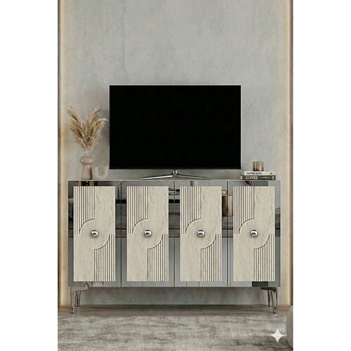 Hanah home Komoda s ladicama, 120x79x32cm, Bijela Slike