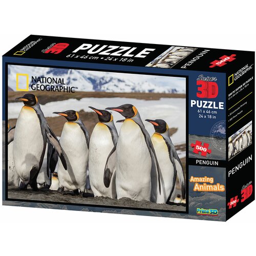 National Geographic 3D puzzle Pingvini 500 delova Cene