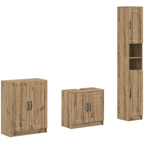  Set za kupaonicu od 3 dijela UTRECHT Hrast artisan Cene