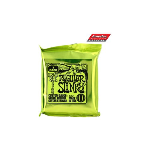  ŽICE ZA EL GIT Ernie Ball 3221 RSN, 10-46 3 PACK Cijene