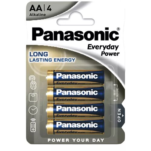 Panasonic baterije LR6EPS/4BP- AA 4 kom Alkalne Everyday Slike