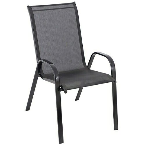 SUNFUN Vrtni stol Karla (d 71 x &amp;scaron; 54 x v 92 cm, črna) Slike