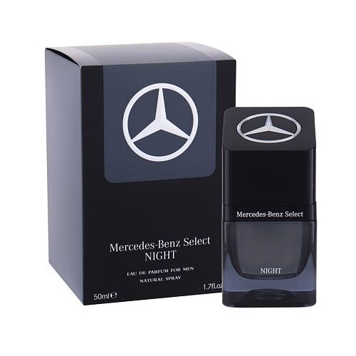Mercedes-Benz Select Night parfumska voda 50 ml po&amp;scaron;kodovana &amp;scaron;katla za mo&amp;scaron;ke Slike