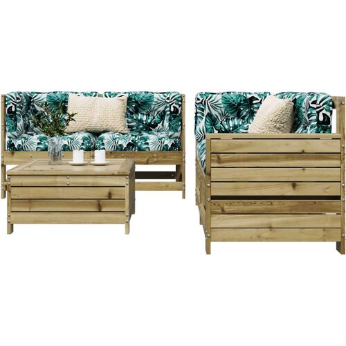  5-dijelni set vrtnih sofa od impregnirane borovine Cijene