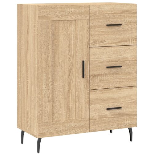  Visoka komoda hrasta sonome 69,5x34x180cm od konstruiranog drva Slike