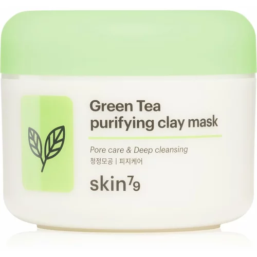 Skin79 Green Tea piling maska za dubinsko čišćenje s glinom 100 ml