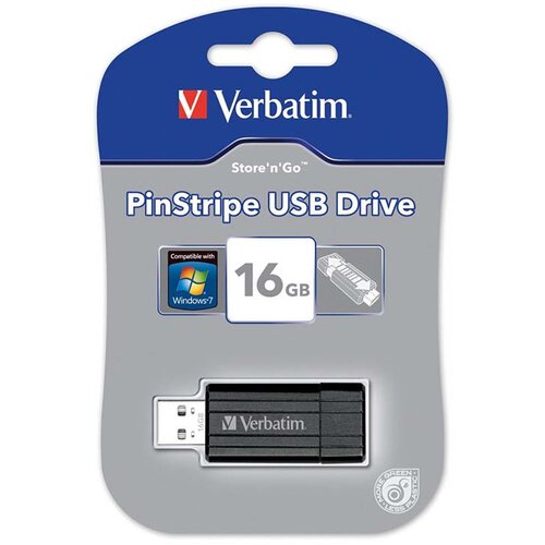 Verbatim Flash USB 16GB 2.0 PinStripe Cene