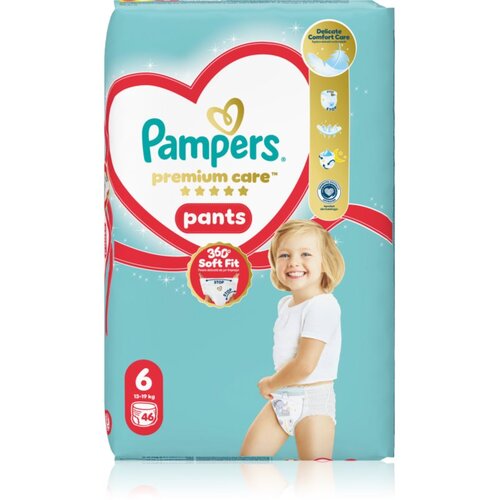 Pampers Premium Care Pants Size 6 jednokratne pelene-gaćice 13-19 kg 46 kom Slike