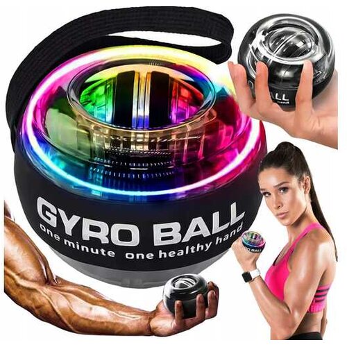 Dexxer lED gyro ball žiroskopska žoga za vadbo zapestja GYRRALL Cene