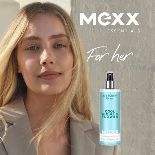 Mexx Ice Touch Cool Aquatic Flower New osvežujoče pr&amp;scaron;ilo za telo za ženske 250 ml Slike