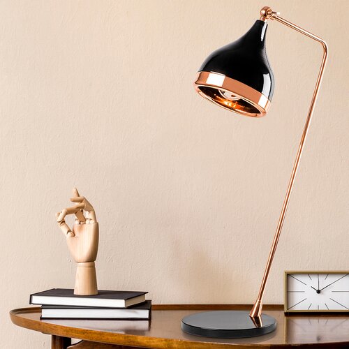 Hanah home stona lampa E27 socket, crno-bakar Cene