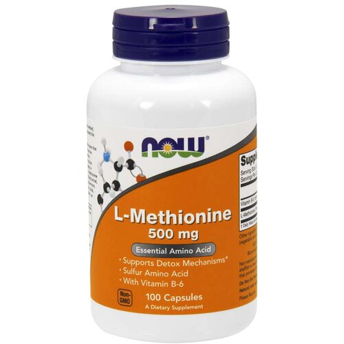 Now Foods L-Metionin 500 mg 100 kaps. Cene