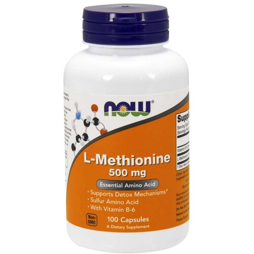 Now Foods L-Metionin 500 mg 100 kaps. Cene