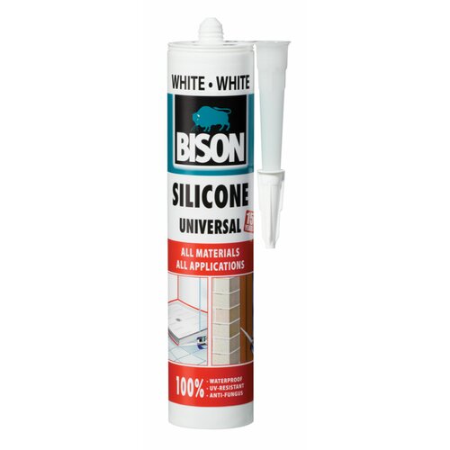 Bison silicone universal white 280 ml 144047 Cene