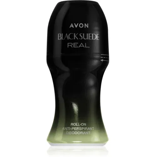 Avon Black Suede Real dezodorans roll-on za muškarce 50 ml