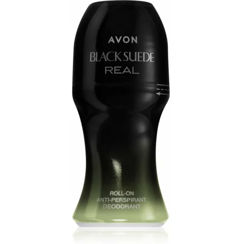 Avon Black Suede Real dezodorant roll-on za moške 50 ml