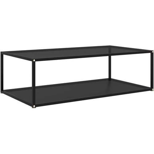 Furnova Klubska mizica črna 120x60x35 cm kaljeno steklo, (21914857) Slike