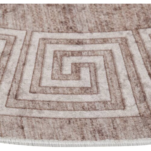 Maison Chic Pralna Preproga, Rug 120 cm bež protizdrsna, (22121222) Slike