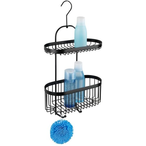 Wenko crna viseća ko&amp;scaron;ara Classic Plus 2 Tier Caddy Slike