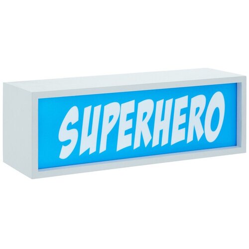 Premier Housewares Modra svetlobna dekoracija na baterije Superhero – Cene