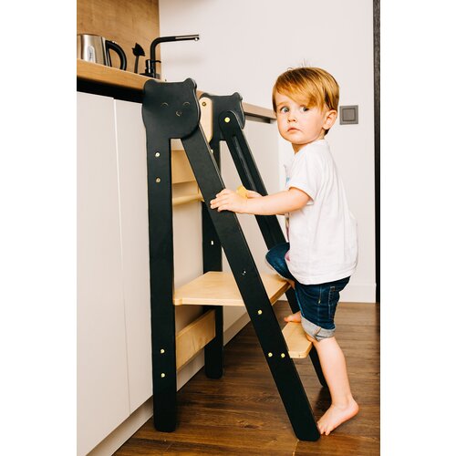 ToddlerInFamily MONTESSORI SKLOPIVI POMO�NIK (VI�E BOJA)-Natur/crna Cijene