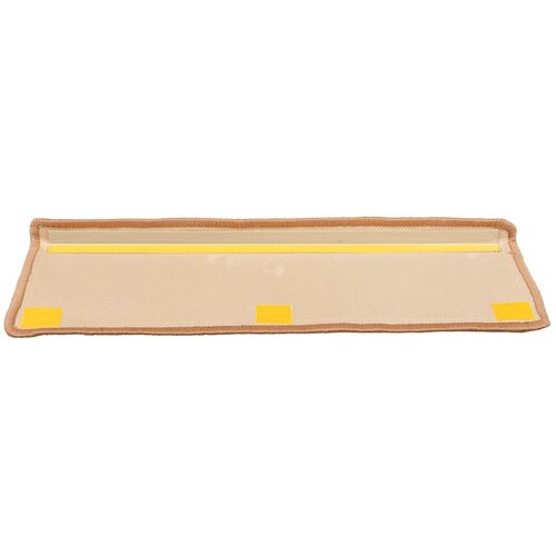  Otirači za stepenice samoljepljivi 10 kom 65x21x4 cm bež Slike