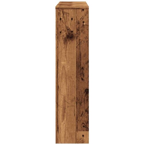 VidaXL Pokrov za radijator boja staro drvo 149x20x82cm drveni Slike